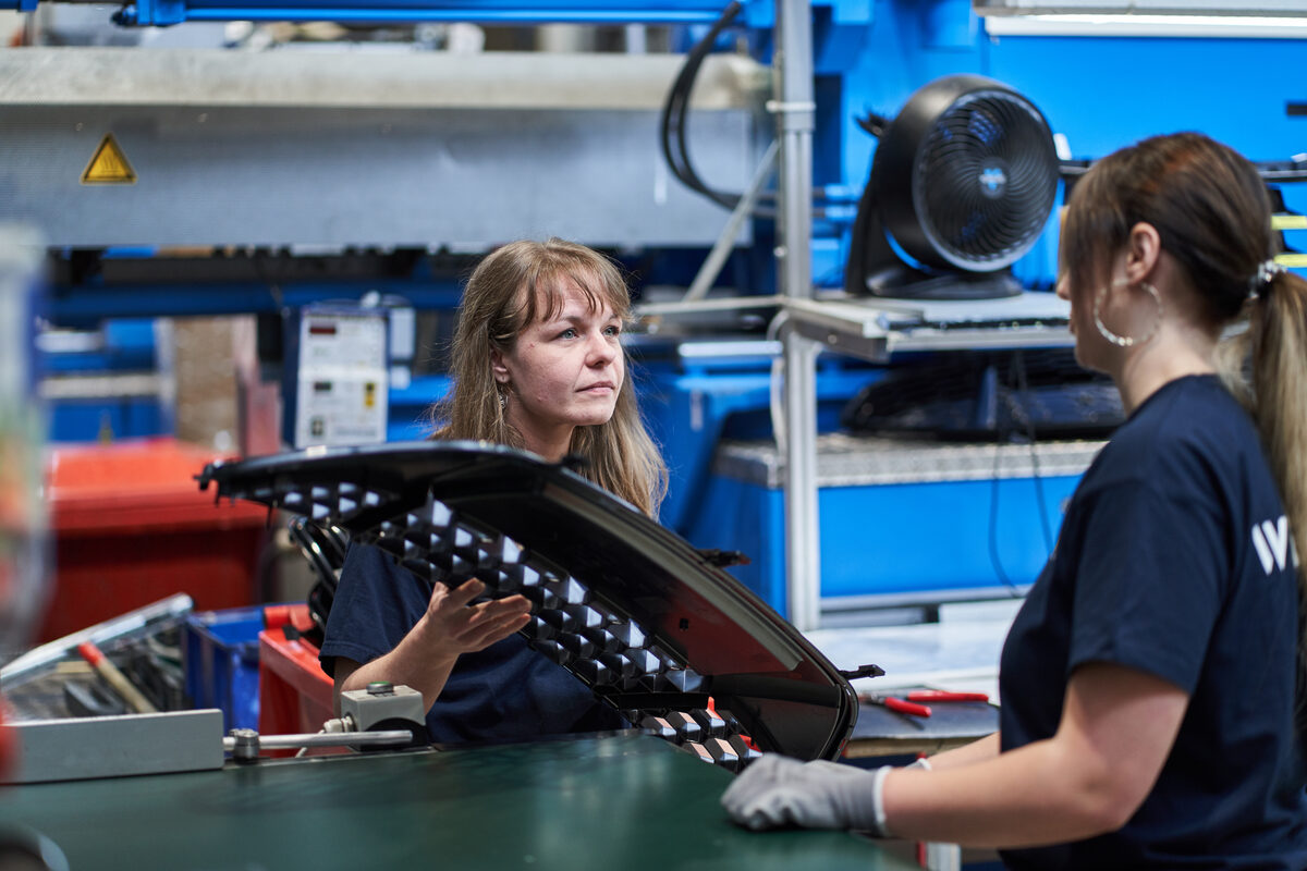 Automotive-Bauteil aus dem WELLGO-Spritzguss